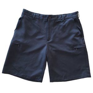 IZOD - Golf Shorts - Men's Size 36 - Navy Blue - Excellent Condition